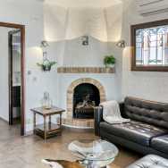 Wohnzimmer Ferienhaus Couch